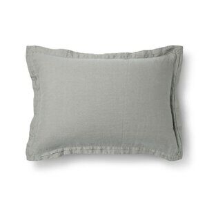 Fieldcrest The flores collection Linen Sham Standard Gray 20x28in